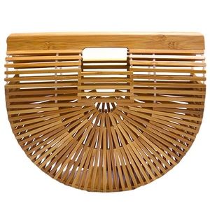 Womens Bamboo Handbag Handmade Large Tote Bag